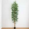 10-ft Artificial Bamboo Tree With Real Bamboo Trunks -Eds Plant Shop 10 artificial bamboo tree with real bamboo trunks 3353699