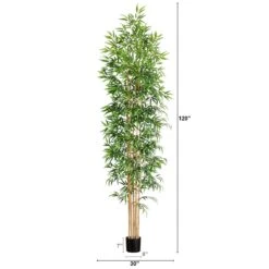 10-ft Artificial Bamboo Tree With Real Bamboo Trunks -Eds Plant Shop 10 artificial bamboo tree with real bamboo trunks 5232657