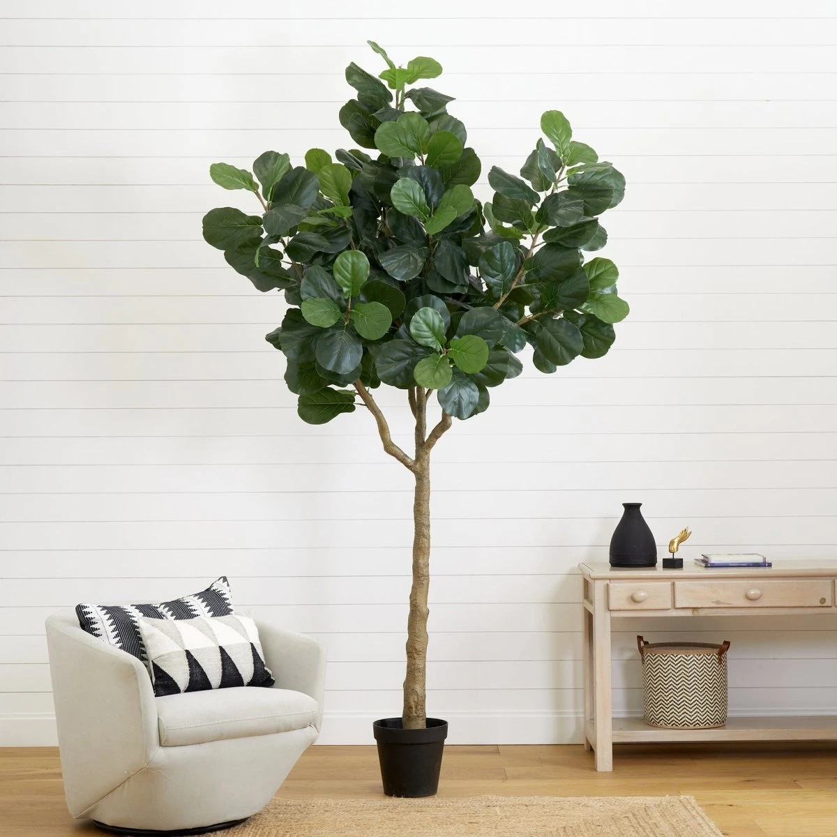 10-ft Artificial Fiddle Leaf Fig Tree 7 10-ft Artificial Fiddle Leaf Fig Tree - Image 5