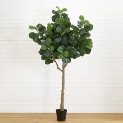 10-ft Artificial Fiddle Leaf Fig Tree