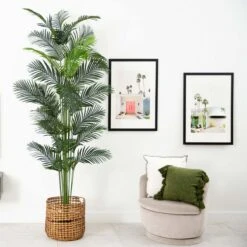 10-ft Artificial Paradise Palm Tree -Eds Plant Shop 10 artificial paradise palm tree 803119