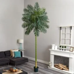 10-ft Golden Cane Artificial Palm Tree | Tall Faux Tropical Decor 11 10-ft Golden Cane Artificial Palm Tree | Tall Faux Tropical Decor -Eds Plant Shop 10 golden cane artificial palm tree tall faux tropical decor 281044