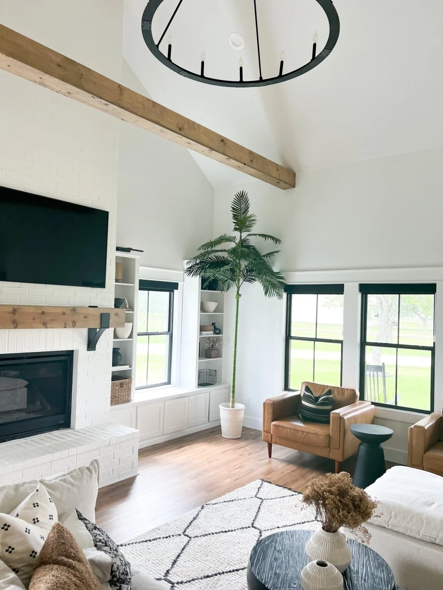 10-ft Golden Cane Artificial Palm Tree | Tall Faux Tropical Decor 5 10-ft Golden Cane Artificial Palm Tree | Tall Faux Tropical Decor - Image 3