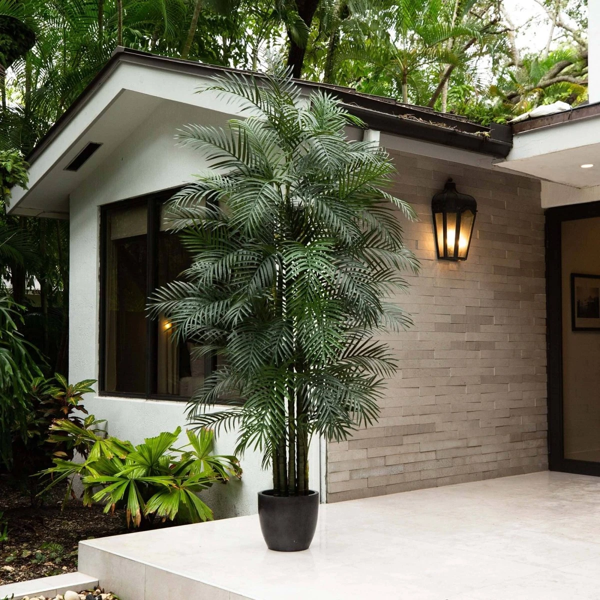 10-ft UV Resistant Artificial Areca Palm Tree (Indoor/Outdoor) 5 10-ft UV Resistant Artificial Areca Palm Tree (Indoor/Outdoor) - Image 3