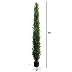 10-ft UV Resistant Artificial Cedar Pine Tree (Indoor/Outdoor) -Eds Plant Shop 10 uv resistant artificial cedar pine tree indooroutdoor 267341