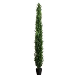 10-ft UV Resistant Artificial Cedar Pine Tree (Indoor/Outdoor) -Eds Plant Shop 10 uv resistant artificial cedar pine tree indooroutdoor 538601