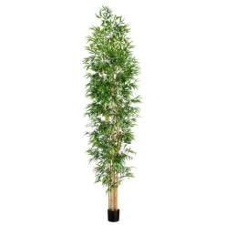 11-ft Artificial Bamboo Tree With Real Bamboo Trunks -Eds Plant Shop 11 artificial bamboo tree with real bamboo trunks 255361
