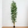 11-ft Artificial Bamboo Tree With Real Bamboo Trunks 2 11-ft Artificial Bamboo Tree With Real Bamboo Trunks -Eds Plant Shop 11 artificial bamboo tree with real bamboo trunks 611128