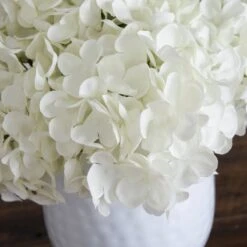 11-in Artificial Hydrangea Arrangement In White Metal Vase 24 11-in Artificial Hydrangea Arrangement In White Metal Vase -Eds Plant Shop 11 artificial hydrangea arrangement in white metal vase 989707