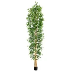12-ft Artificial Bamboo Tree With Real Bamboo Trunks 15 12-ft Artificial Bamboo Tree With Real Bamboo Trunks -Eds Plant Shop 12 artificial bamboo tree with real bamboo trunks 384332