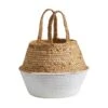 14-in Boho Chic Handmade Cotton & Jute White Woven Planter 2 14-in Boho Chic Handmade Cotton & Jute White Woven Planter -Eds Plant Shop 14 boho chic handmade cotton jute white woven planter 498982