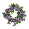 16-in Holiday Christmas Poinsettia Star Twig Wreath -Eds Plant Shop 18 wisteria artificial wreath stunning purple floral decor 412484