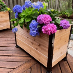 18" X 36" Cedar Planter Box – 24" Tall Raised Garden Bed 19 18" X 36" Cedar Planter Box – 24" Tall Raised Garden Bed -Eds Plant Shop 18 x 36 planter box 24 tall 553283