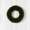 19.5-in Tea Leaf Artificial Wreath | UV Resistant For Indoor & Outdoor Use 1 19.5-in Tea Leaf Artificial Wreath | UV Resistant For Indoor & Outdoor Use -Eds Plant Shop 195 tea leaf artificial wreath uv resistant for indoor outdoor use 659801