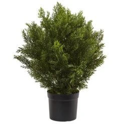 2-ft Artificial Cedar Bush (Indoor/Outdoor)