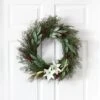 20-in Cedar, Antlers, Lily And Ruscus With Berries Artificial Wreath -Eds Plant Shop 20 cedar antlers lily and ruscus with berries artificial wreath 767470