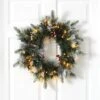 20-in Flocked Mixed Pine Christmas Wreath With LED Lights, Pine Cones & Berries 1 20-in Flocked Mixed Pine Christmas Wreath With LED Lights, Pine Cones & Berries -Eds Plant Shop 20 flocked mixed pine christmas wreath with led lights pine cones berries 952661