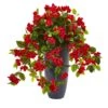 26-in Bougainvillea Artificial Plant In Planter | UV Resistant Decor -Eds Plant Shop 26 bougainvillea artificial plant in planter uv resistant decor 437754