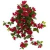 28-in Bougainvillea Hanging Bush Artificial Plants (Set Of 2) | Indoor/Outdoor UV Resistant -Eds Plant Shop 28 bougainvillea hanging bush artificial plants set of 2 indooroutdoor uv resistant 713301