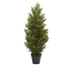 3-ft Realistic Artificial Pine Tree For Rustic Cabin Decor - Indoor/Outdoor -Eds Plant Shop 3 mini cedar pine tree indooroutdoor 312095