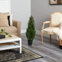 3-ft Realistic Artificial Pine Tree For Rustic Cabin Decor - Indoor/Outdoor -Eds Plant Shop 3 mini cedar pine tree indooroutdoor 862521