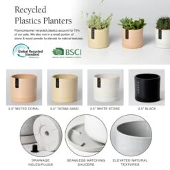 3.5" Earth Tone Mini Planters | 4 Colorways 12 3.5" Earth Tone Mini Planters | 4 Colorways -Eds Plant Shop 35 earth tone mini planters 4 colorways 945900