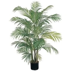 4-ft Areca Artificial Silk Palm Tree -Eds Plant Shop 4 areca artificial silk palm tree 215236