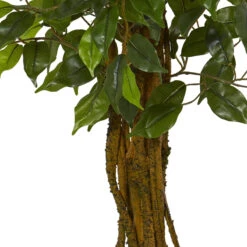 4-ft Faux Ficus Tree – UV-Resistant Indoor/Outdoor Décor -Eds Plant Shop 4 faux ficus tree uv resistant indooroutdoor decor 1523156