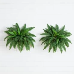 40″ Artificial Boston Fern (Set Of 2)