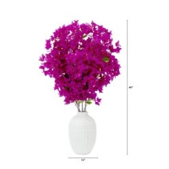 40-in Artificial Purple Bougainvillea Arrangement With Vase 10 40-in Artificial Purple Bougainvillea Arrangement With Vase -Eds Plant Shop 40 artificial purple bougainvillea arrangement with vase 488266
