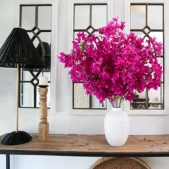 40-in Artificial Purple Bougainvillea Arrangement With Vase 11 40-in Artificial Purple Bougainvillea Arrangement With Vase -Eds Plant Shop 40 artificial purple bougainvillea arrangement with vase 574357