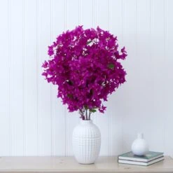40-in Artificial Purple Bougainvillea Arrangement With Vase 12 40-in Artificial Purple Bougainvillea Arrangement With Vase -Eds Plant Shop 40 artificial purple bougainvillea arrangement with vase 962114