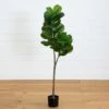4.5-ftFiddle Leaf Fig Artificial Tree -Eds Plant Shop 45 fiddle leaf fig artificial tree 244859