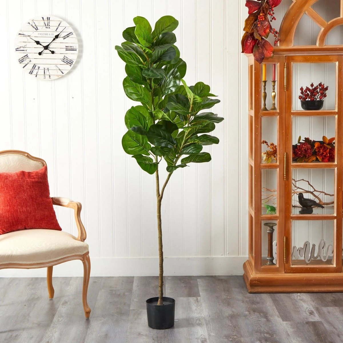 4.5-ftFiddle Leaf Fig Artificial Tree 5 4.5-ftFiddle Leaf Fig Artificial Tree - Image 3