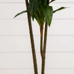 48-in Dracaena Silk Plant (Real Touch) -Eds Plant Shop 48 in dracaena silk plant real touch 3230216
