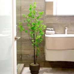 5-ft Artificial Minimalist Enkianthus Tree -Eds Plant Shop 5 artificial minimalist enkianthus tree 146712