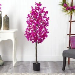 5-ft Bougainvillea Artificial Tree | Vibrant & Lifelike Floral Décor 27 5-ft Bougainvillea Artificial Tree | Vibrant & Lifelike Floral Décor -Eds Plant Shop 5 bougainvillea artificial tree vibrant lifelike floral decor 552247