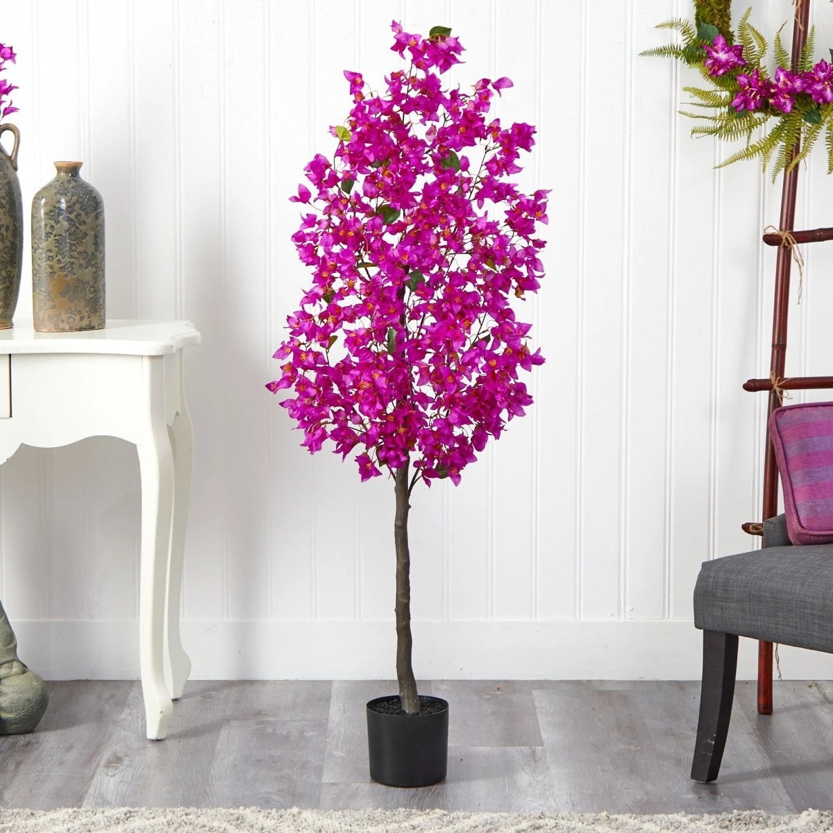 5-ft Bougainvillea Artificial Tree | Vibrant & Lifelike Floral Décor 13 5-ft Bougainvillea Artificial Tree | Vibrant & Lifelike Floral Décor - Image 11