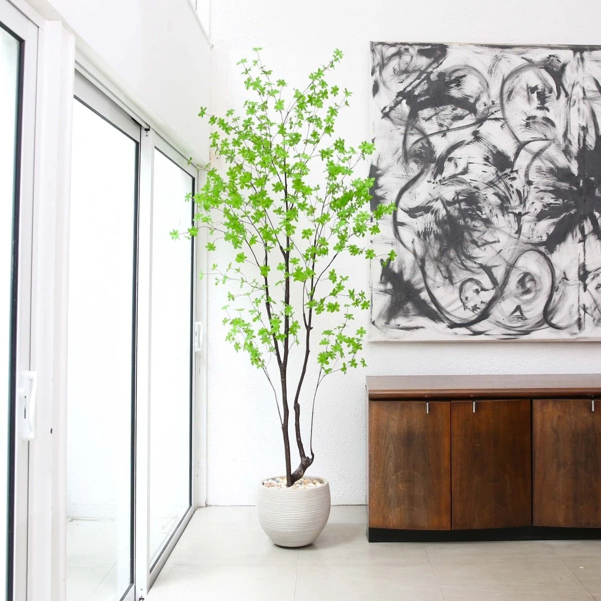 8-ft Artificial Minimalist Enkianthus Tree 4 8-ft Artificial Minimalist Enkianthus Tree - Image 2