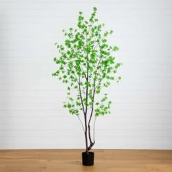 8-ft Artificial Minimalist Enkianthus Tree