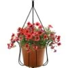 Adjustable Black Plant Hanger – Universal Fit With Weatherproof Cord & Steel Frame -Eds Plant Shop adjustable black plant hanger universal fit with weatherproof cord steel frame 3092594