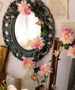 Artificial Dahlia Flower Vine 59" Long -Eds Plant Shop artificial dahlia flower vine 59 long 876675