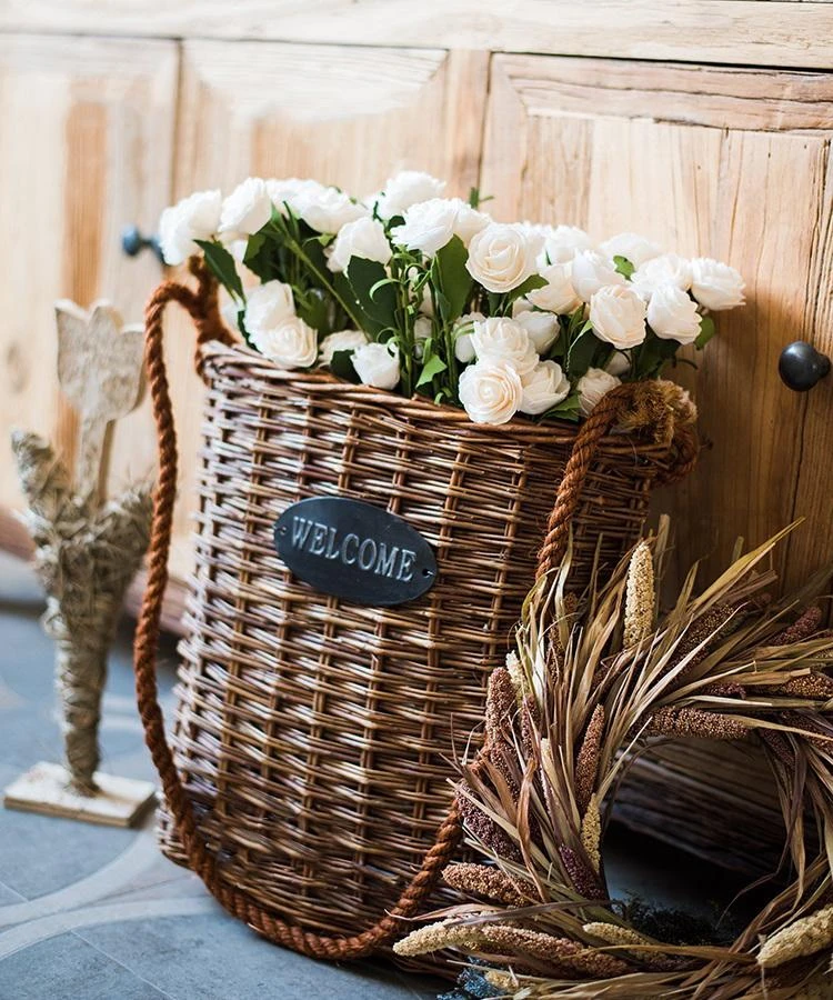 Artificial Flower Eco PE Camellia Bloom Stem Set In White 16" Tall 7 Artificial Flower Eco PE Camellia Bloom Stem Set In White 16" Tall - Image 5