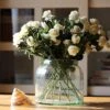 Artificial Flower Eco PE Camellia Bloom Stem Set In White 16" Tall 1 Artificial Flower Eco PE Camellia Bloom Stem Set In White 16" Tall -Eds Plant Shop artificial flower eco pe camellia bloom stem set in white 16 tall 826011