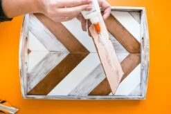 Chevron Wood Tray Kit 29 Chevron Wood Tray Kit -Eds Plant Shop chevron wood tray kit 127106