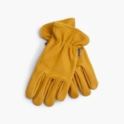 Barebones Classic Work & Gardening Glove: Mustard -Eds Plant Shop classic work gardening glove mustard 274317