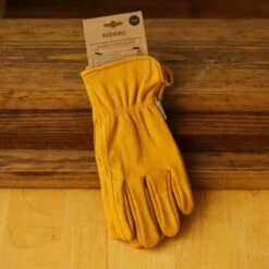 Barebones Classic Work & Gardening Glove: Mustard -Eds Plant Shop classic work gardening glove mustard 824782
