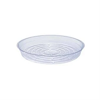 Clear Round Plastic Saucer For Pots & Planters 4 Clear Round Plastic Saucer For Pots & Planters - Image 2