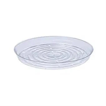 Clear Round Plastic Saucer For Pots & Planters 9 Clear Round Plastic Saucer For Pots & Planters - Image 7