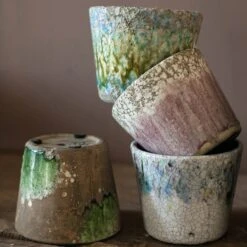 Colorful Terracotta Pot - Various Colors -Eds Plant Shop colorful terracotta pot various colors 136738